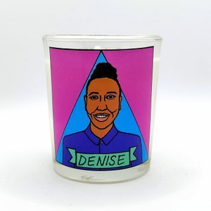 Denise from Master of None Glass Votive Candle // LGBTQ Altar Candle