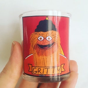 Philadelphia Gritty Glass Votive Candle // LGBTQ Altar Candle image 3