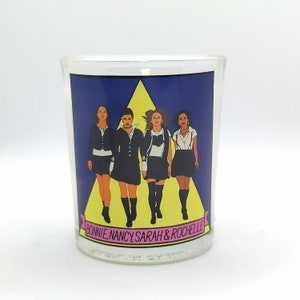 The Craft: Bonnie, Nancy, Sarah & Rochelle Glass Votive Candle // LGBTQ Altar Candle image 1