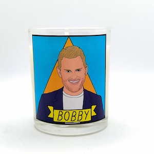 Bobby Berk Glass Votive Candle // LGBTQ Altar Candle