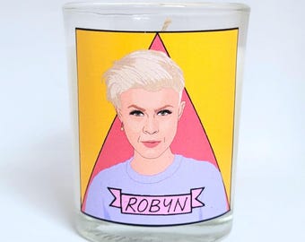Robyn Glass Votive Candle // LGBTQ Altar Candle