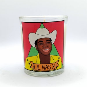 Lil Nas X Bougie Votive en Verre // Bougie d’Autel LGBTQ