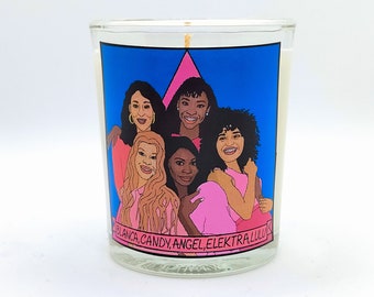 POSE: Angel, Blanca, Candy, Elektra, Lulu Glass Votive Candle // LGBTQ Idol Altar Candle
