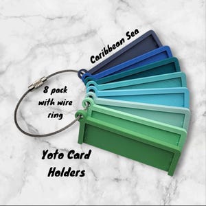 Yoto Kartenhalter - Caribbean Sea Pack - 8 Stück mit Drahtring