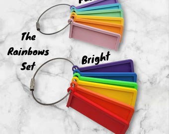 Yoto Card Holders - The Rainbows Pack - 12 pcs with 2 wire rings