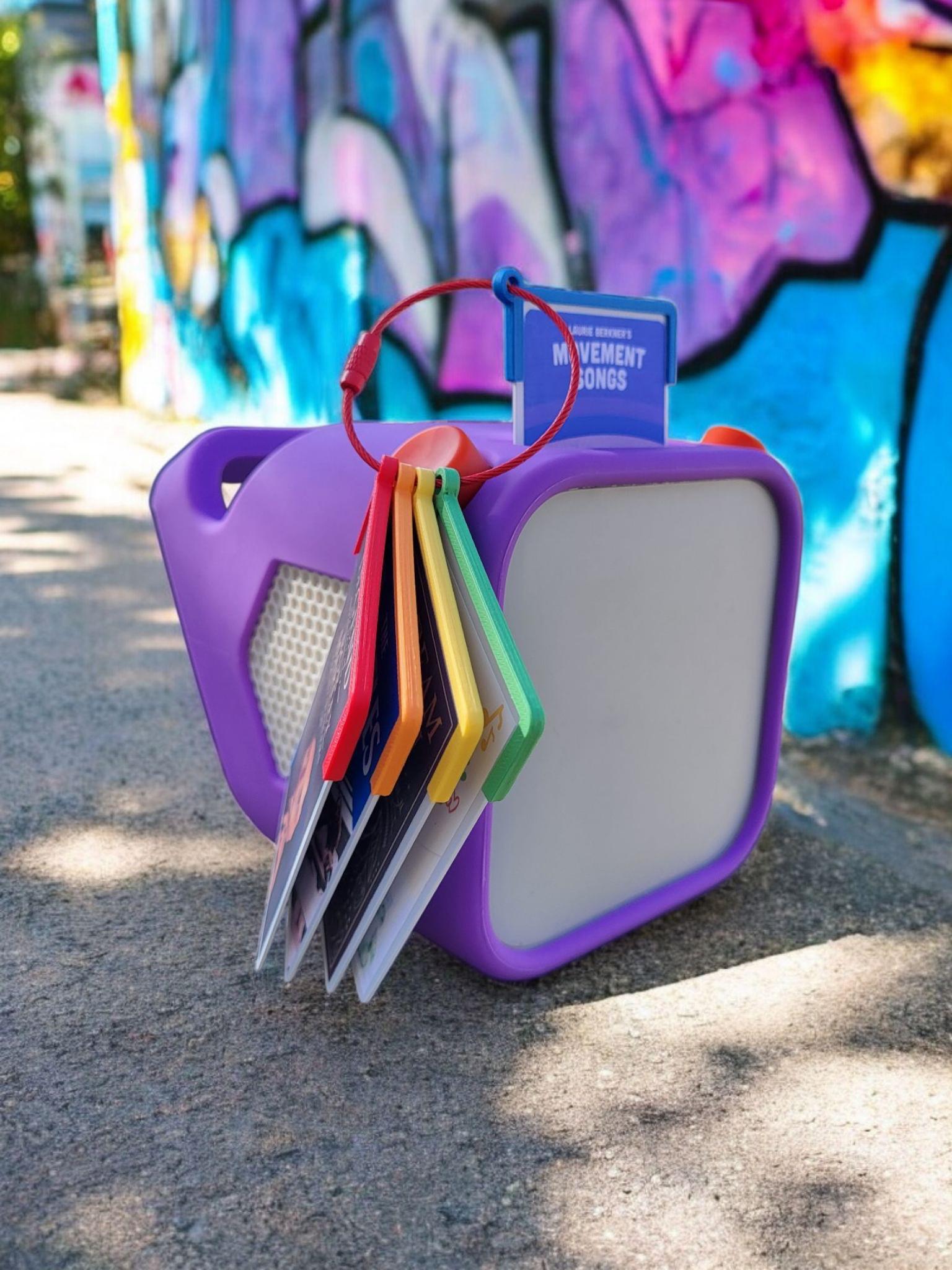 yoto card binder Yoto Card Holders - Ultimate Rainbow Pack - 8 Pcs With Wire Ring
