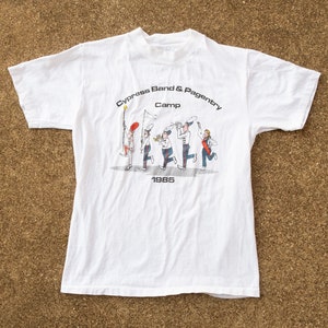 1985 Band Camp Shirt M - Cypress Band & Pageantry Camp Shirt Medium - 80s Band Camp Shirt M - Marching Band Shirt - 80s Camp Shirt M