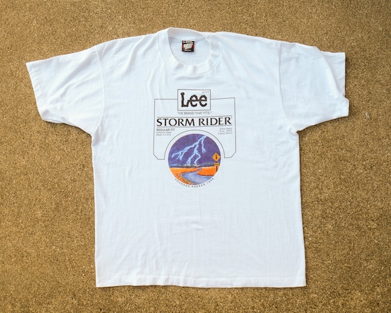 Lee Shirt XL Vintage Lee Storm Rider T-shirt Extra Large - Etsy