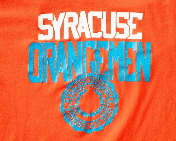 Syracuse Orangemen Shirt M - Vintage Syracuse Uni… - image 2