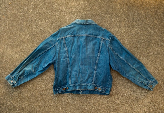 Wrangler Jean Jacket 46 - Vintage Wrangler Jean Jacket Size Wrangler Jean Jacket 46 - Vintage Wrangler Jean Jacket Size