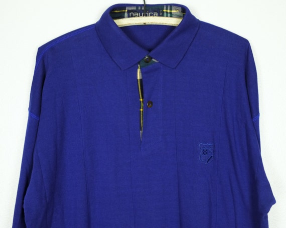 90s Nautica Shirt L - Vintage Nautica Polo Shirt … - image 2