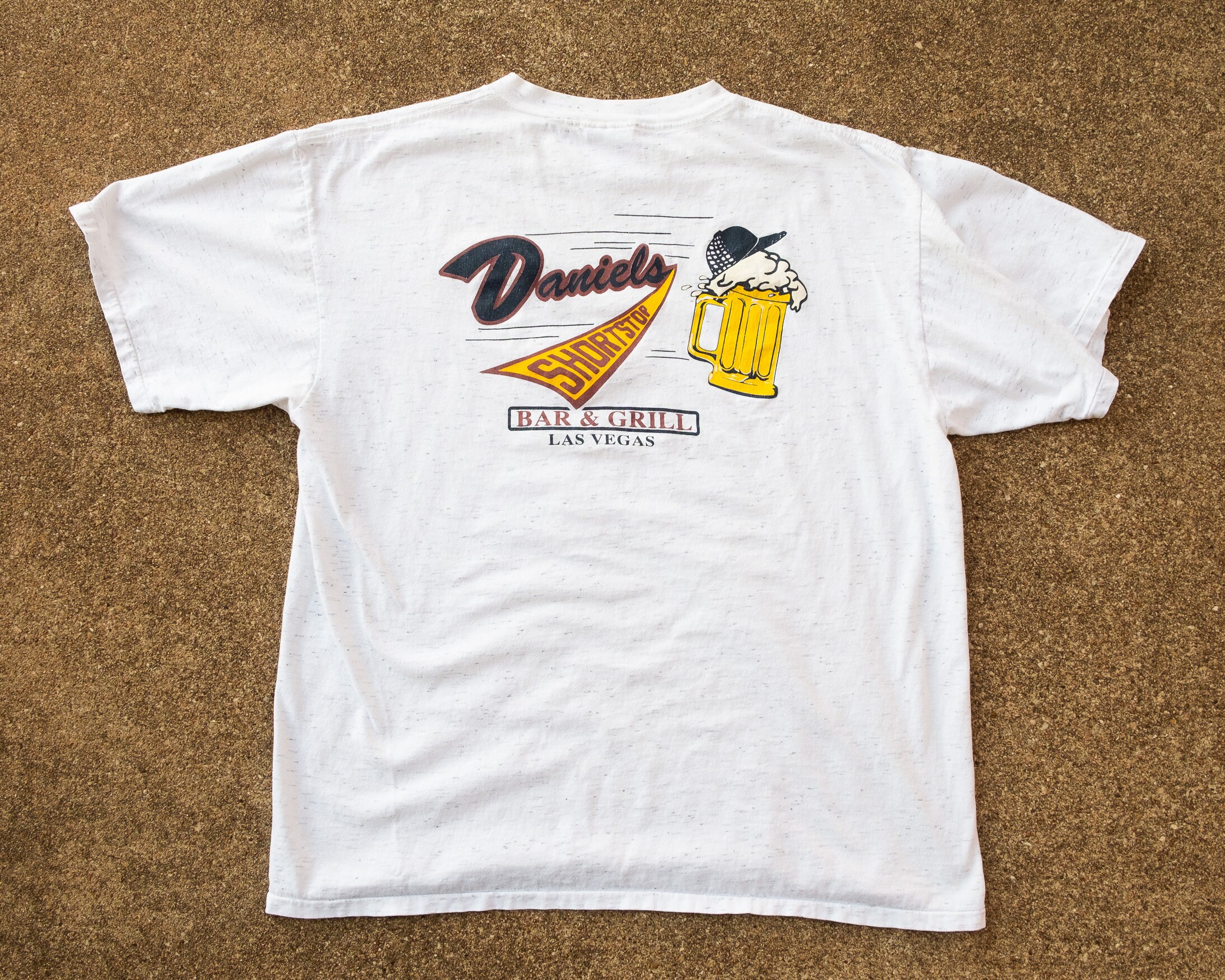 Beer With Hat Shirt XL Vintage Daniel's Shortstop Bar - Etsy