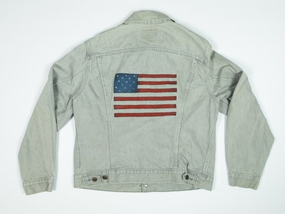 Vintage Jean Jacket L - Levi's Jacket Men's Large… - image 5