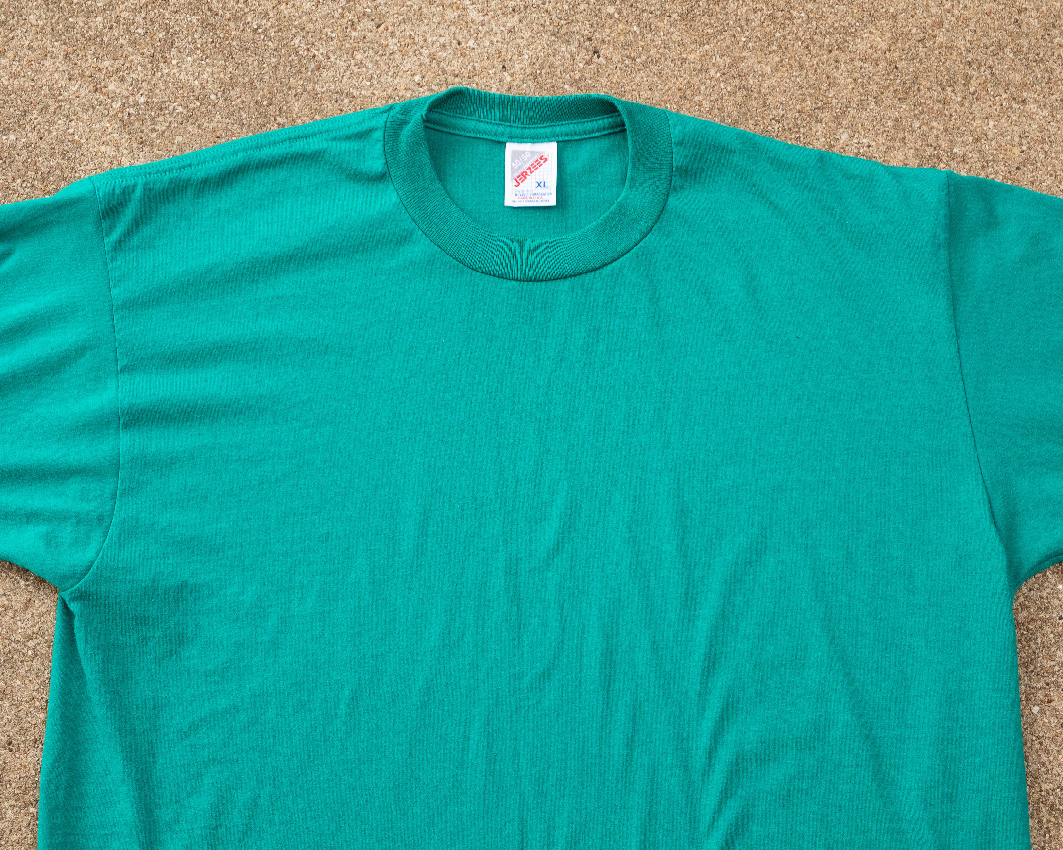Turquoise Shirt XL - Vintage Turquoise T-shirt Extra Large - Teal