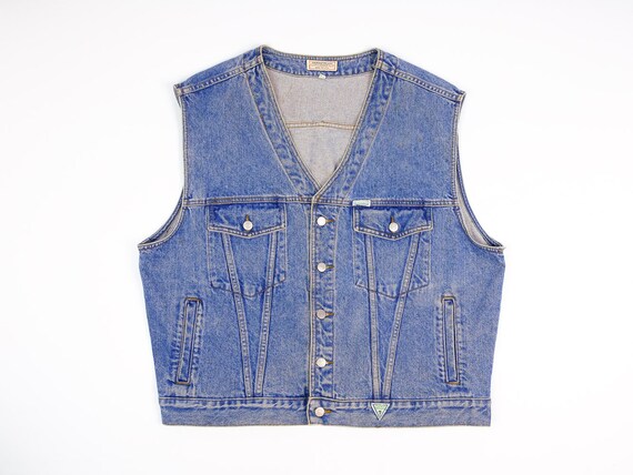 guess jean vest