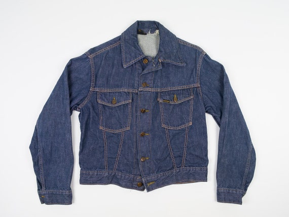 Jean Jacket S 70s Roebucks  - Vintage Roebucks Je… - image 1