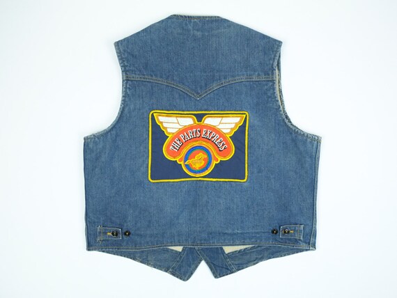 Vintage Denim Vest XL - Lee Storm Rider Vest XL -