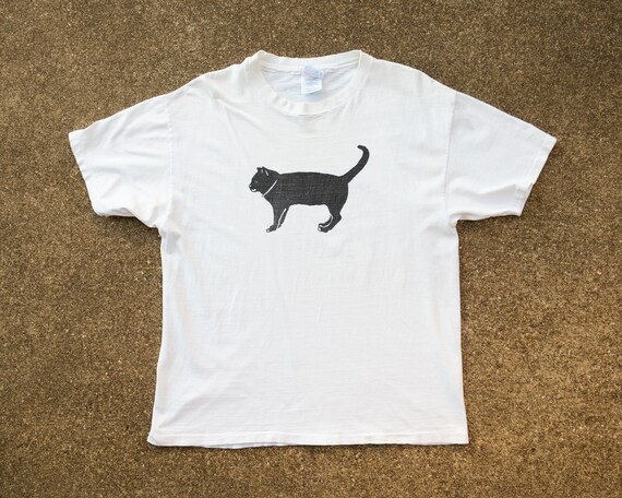 Black Cat Shirt XL - Vintage The Black Cat Provinc