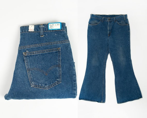 Levi's Size 36 Jeans - Levi's Bell Bottoms - 70s L
