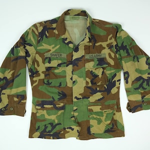 Vintage Camo Army Jacket Men&#39;s Medium - U.S. Army Jacket Medium Regular - Camouflage Jacket Lightweight Men&#39;s Medium - Army Jacket M