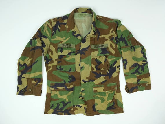 Vintage Camo Army Jacket Men's Medium - U.S. Army Jac… - Gem