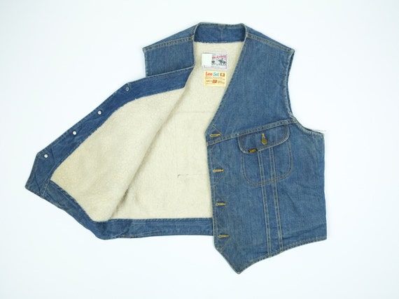 Vintage Denim Vest XL - Lee Storm Rider Vest XL -