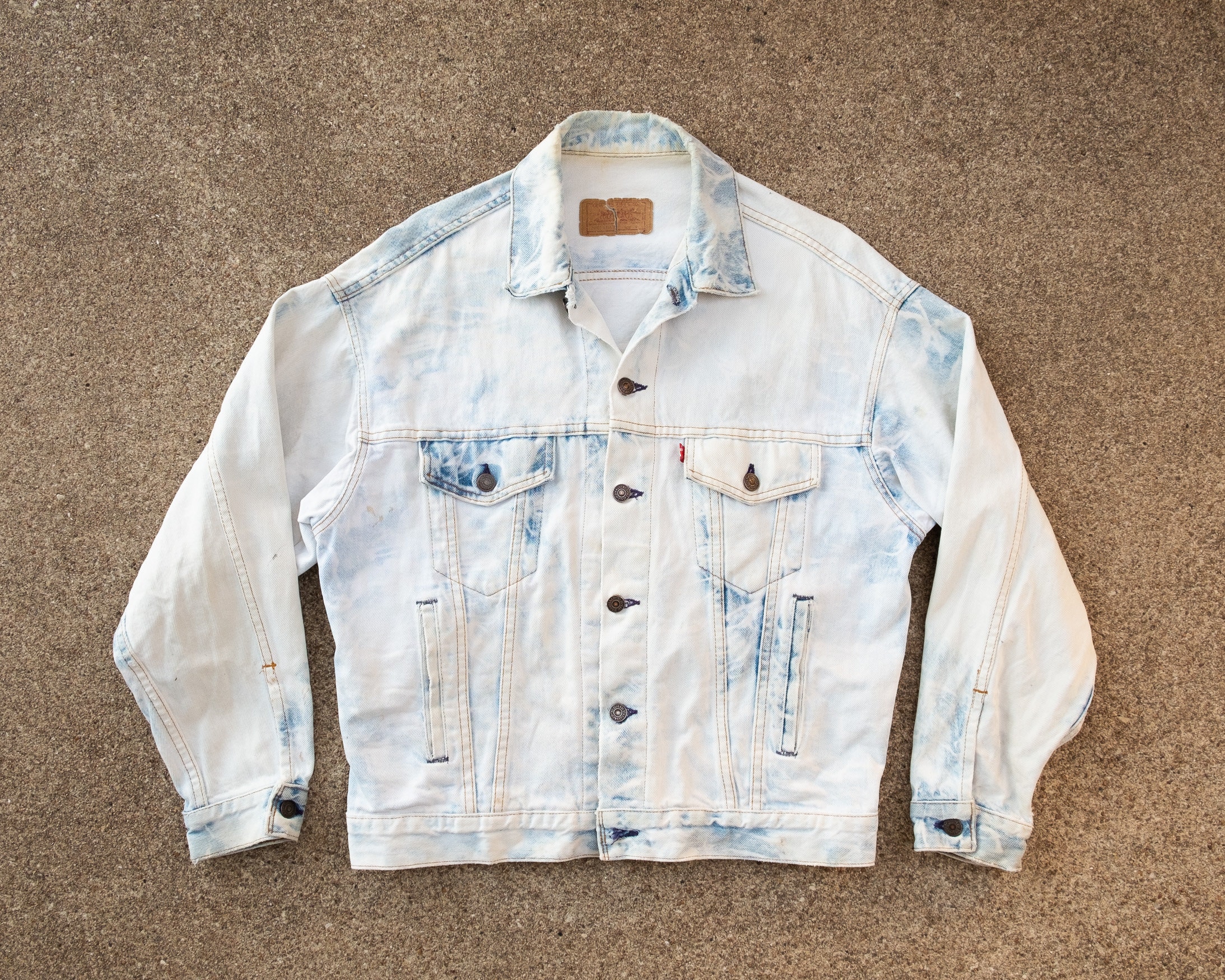 Jean Jacket M - Vintage Levi's Jean Jacket Medium - Bleached Jean