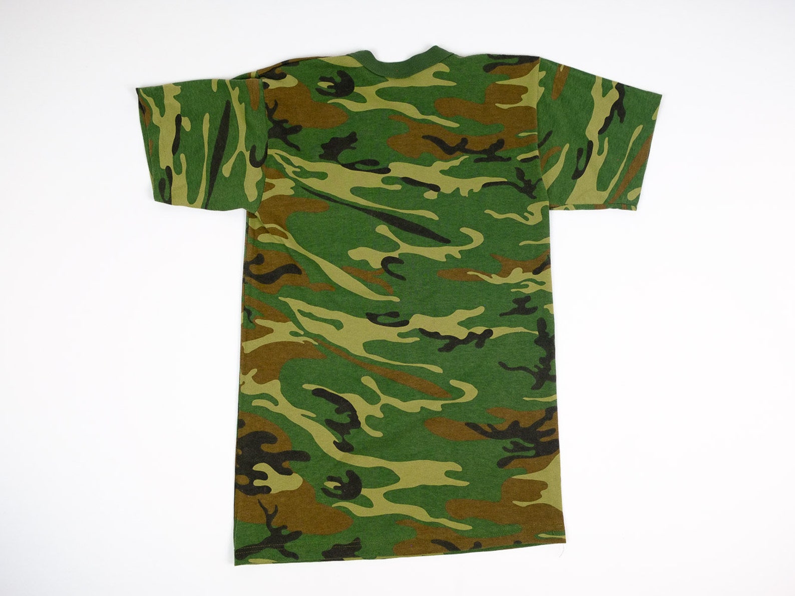 80s Camo Shirt S Vintage Camouflage Tshirt Men's Small Etsy