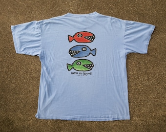 Vintage Bass Fishing t shirt XL - Gem