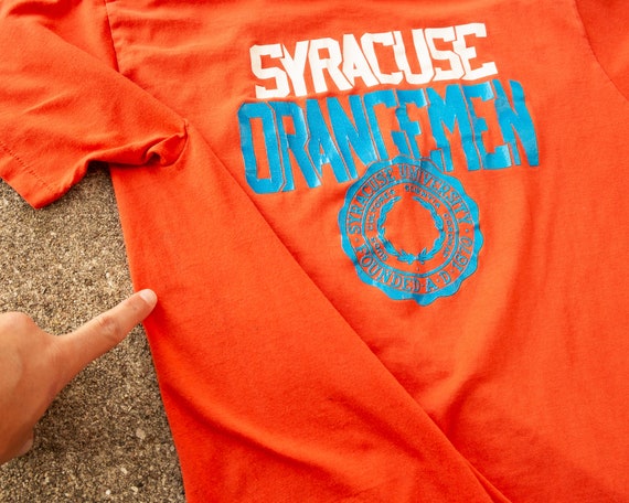 Syracuse Orangemen Shirt M - Vintage Syracuse Uni… - image 6