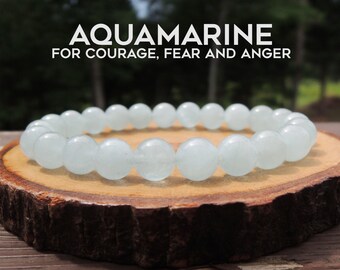 No Metal - Aquamarine Bracelet by Rock My Zen