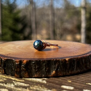 Wirewrapped mood ring by Rock My Zen