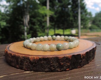Dainty No Metal Jade Bracelet by Rock My Zen