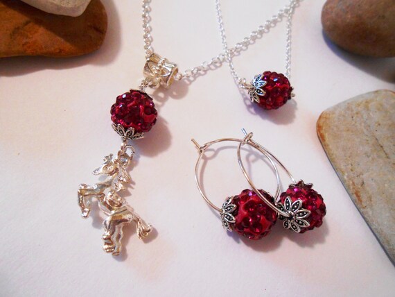 : Shamballa Juego bracelet+necklace+earrings Set Checa Cristales Boda conjuntos