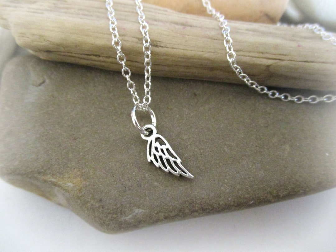 GSTFY Collar Personalizado Con Alas De ángel En Forma De Corazón Con Imagen, Foto Personalizada, Circonita Cúbica En Forma De Corazón, Collar De Ala De ángel En Forma De Corazón, Joyería