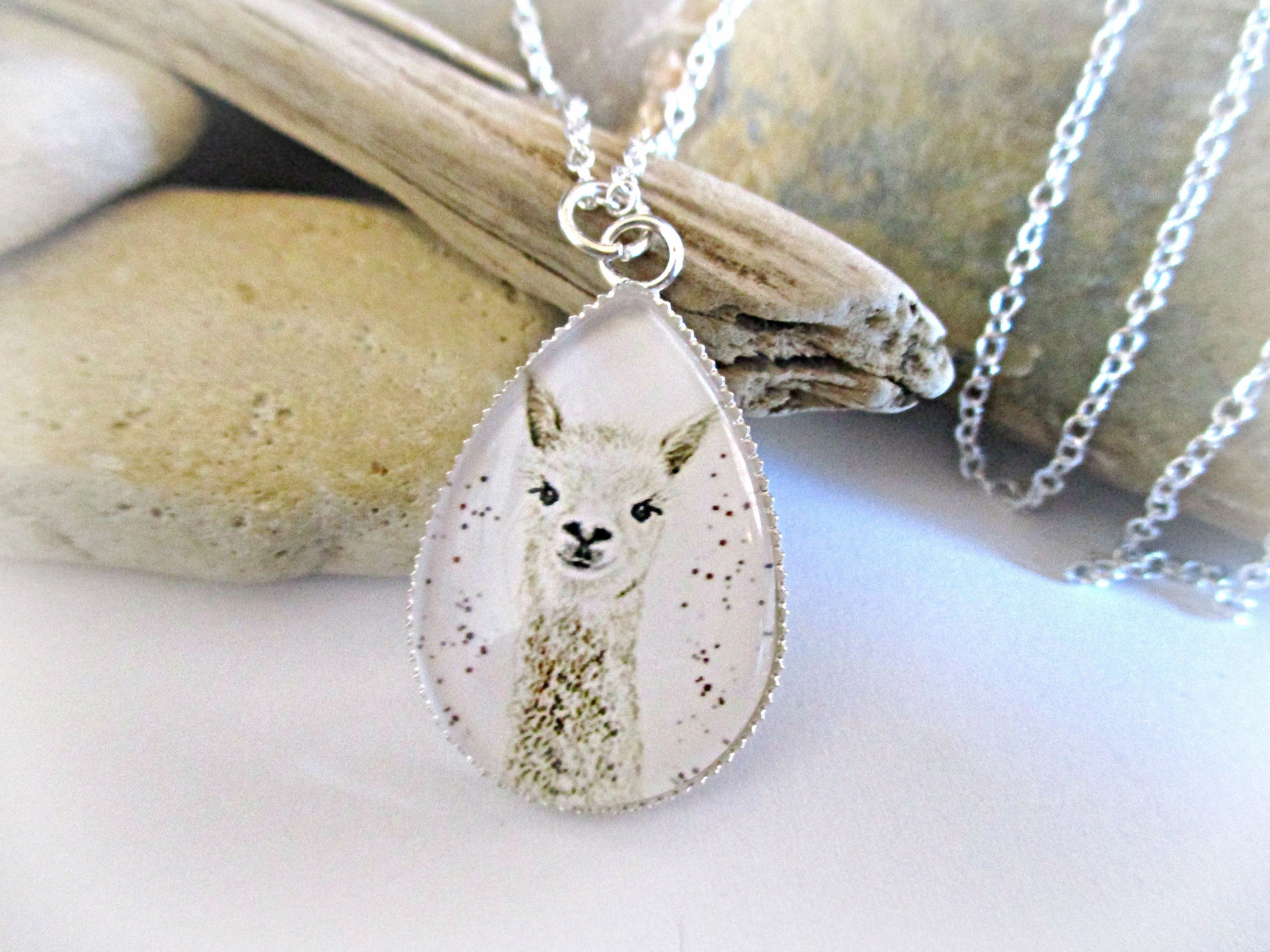 Llama Necklace Etsy