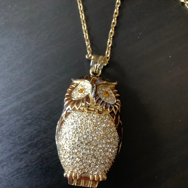 Montre pendentif hibou Victoria Wieck