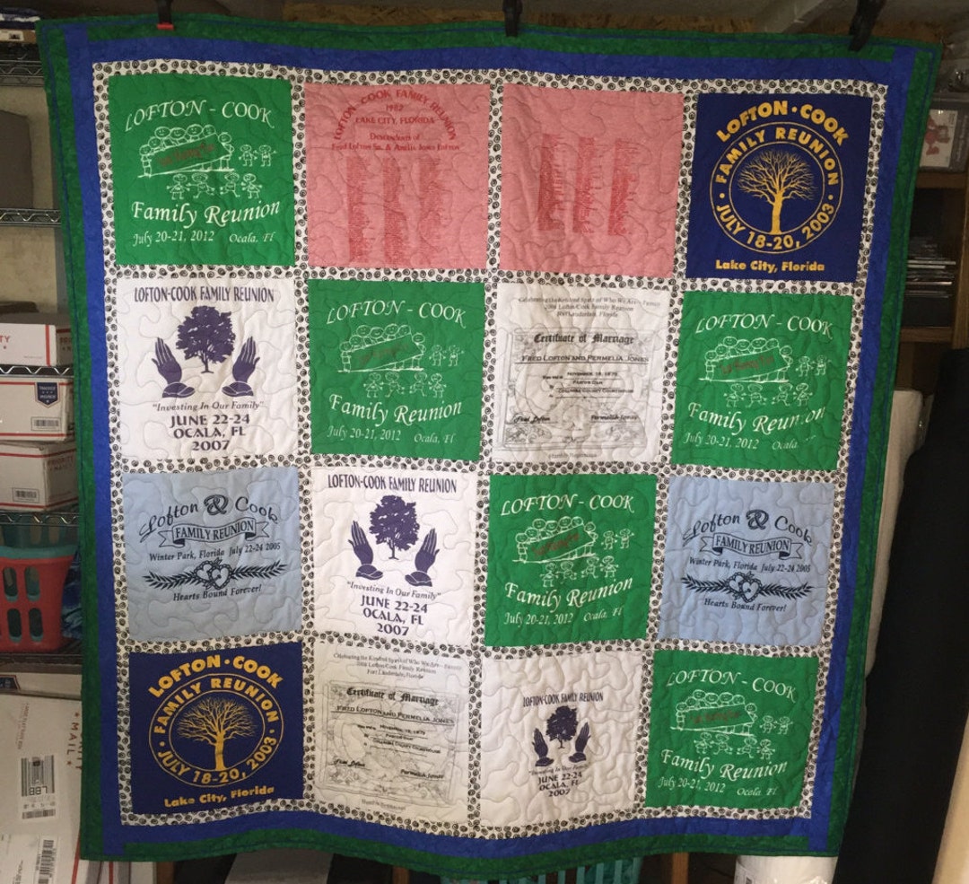Tshirt Quilt T Shirt Blanket Custom Blanket Quilt Out of T Shirts Memory Blanket T Shirt Quilt