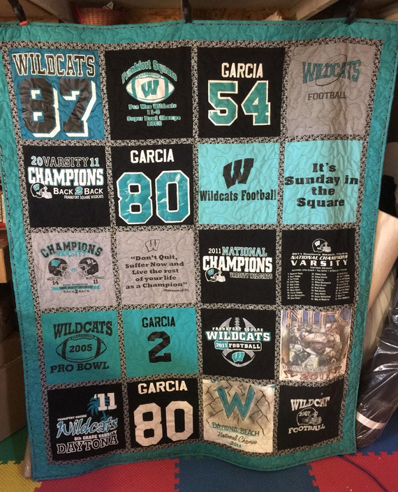 Tshirt Quilt Custom T shirt Blanket Many Sizes Available Free