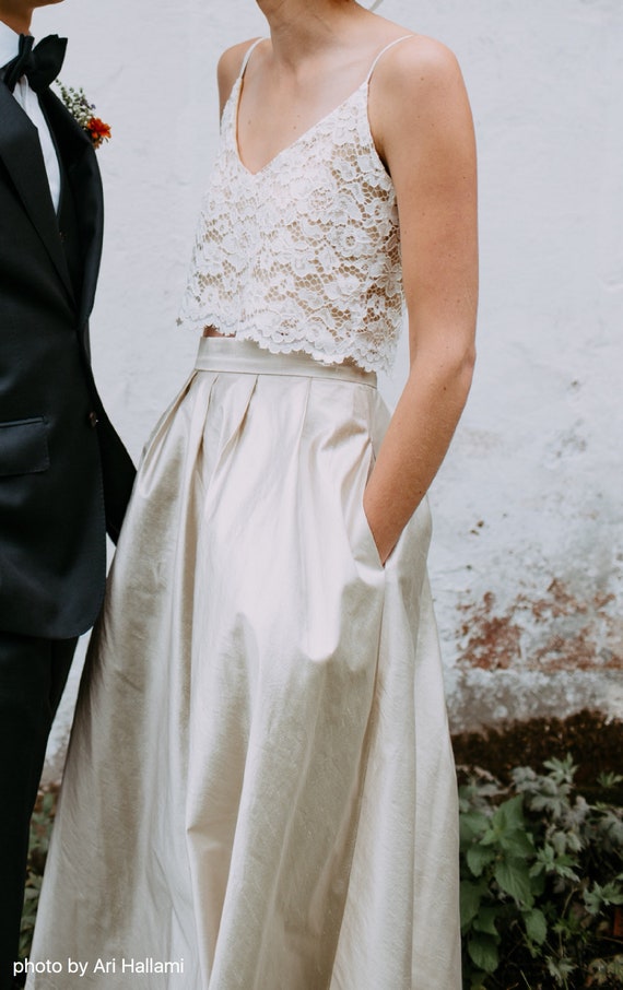 formal skirt and top for wedding
