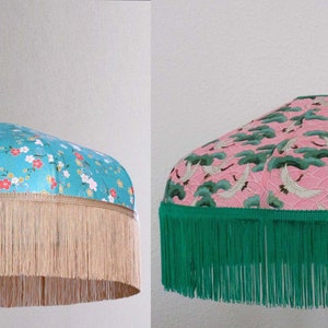 Japanese paper pendant lamp "Victoria" or "Mila". MADE TO ORDER.