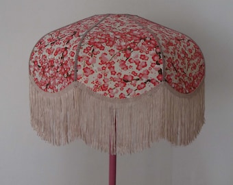 Fringe Japanese paper lampshade "Marta".