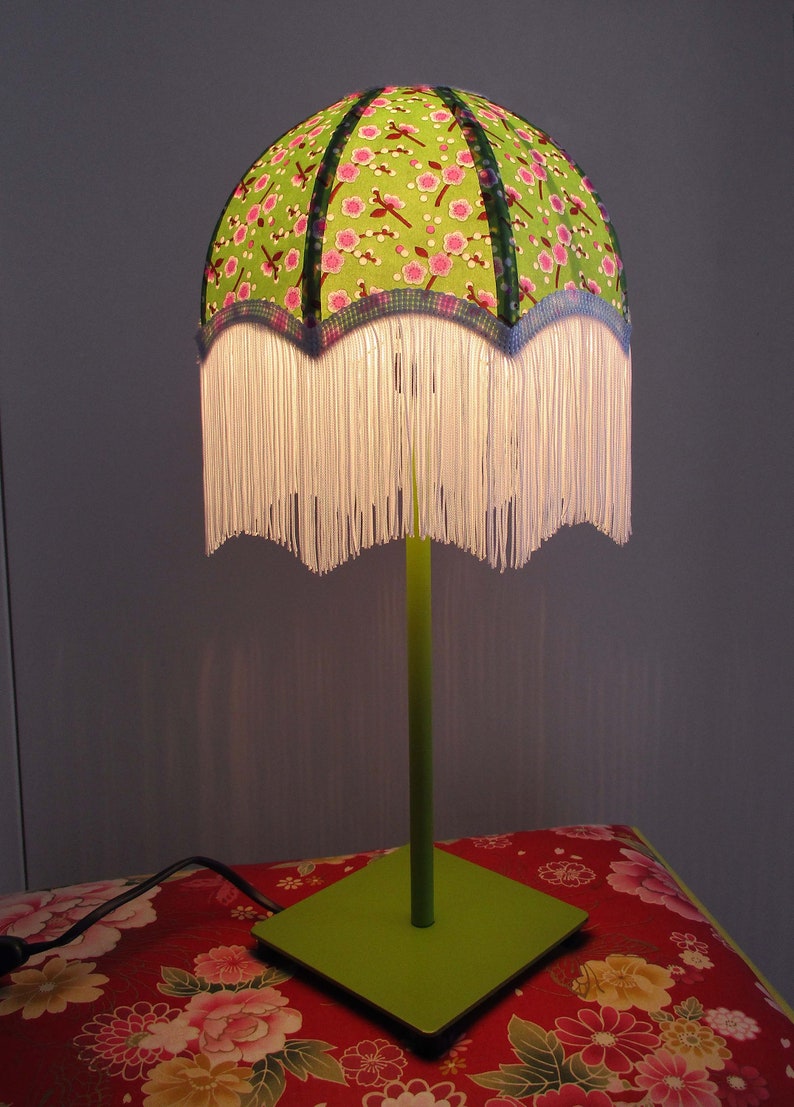 Bohemian lamp in Japanese paper Réna image 1
