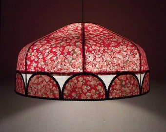 Japanese paper pendant light "Massima".