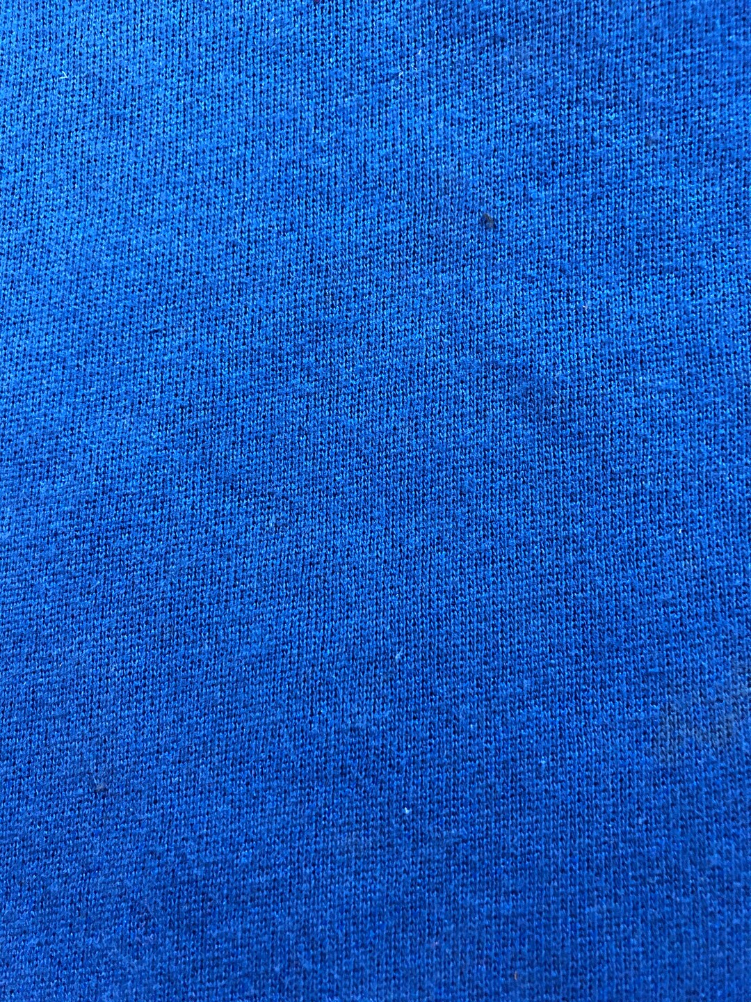 Vintage Royal Double Knit Fleece Backsweatshirt Fabric by Etsy