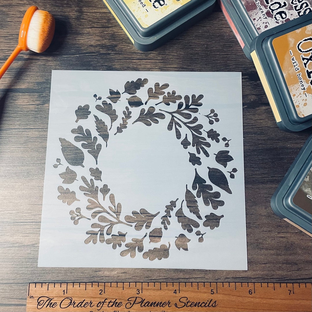 Leaf Sizes Stencil Planner/bullet Journal/art Journal/inking