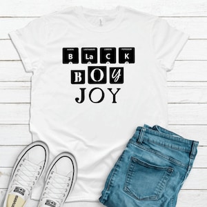 Black Boy Joy, Blk Boy Joy, Custom Kid&#39;s T shirts, Personalized T shirts,  Your Name Here