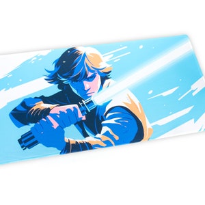 Tapete de jogo para Star Wars Unlimited TCG - Luke Skywalker - Com ou sem zonas