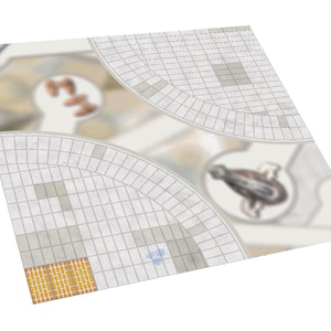 Gamingmat van 3 x 3 ft - Sky City Design