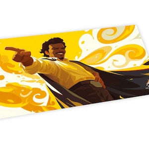 Tapete de jogo para Star Wars Unlimited TCG - Lando - Com ou sem zonas